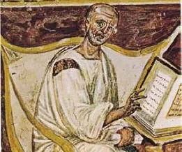 Oldest known image of Augustine, Rome, 6th century CE